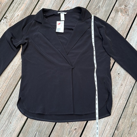 NWT H&M black blouse or light jacket M-L - Picture 5 of 8